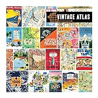 Vintage Atlas Puzzle, 1000-Piece Puzzle for All Ages, Fun Jigsaw Puzzle