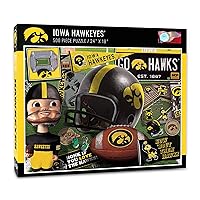 YouTheFan NCAA Iowa Hawkeyes Retro Series Puzzle - 500 Pieces, Large