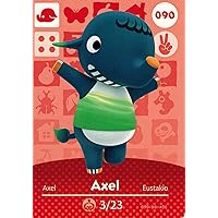 Nintendo Animal Crossing Happy Home Designer Amiibo Card Axel 090/100 USA Version
