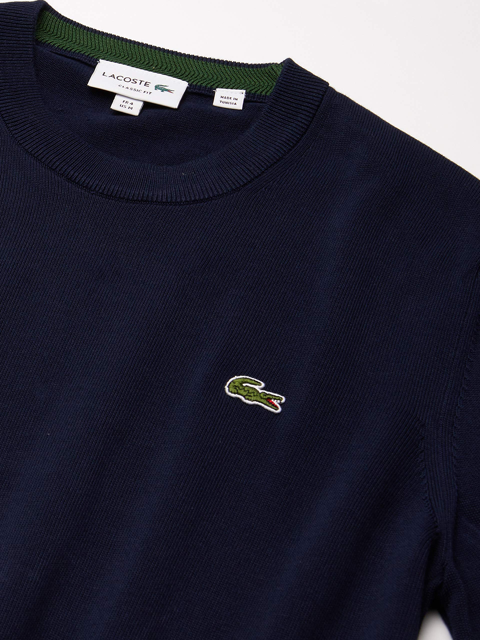 Lacoste Mens Long Sleeve Crew Neck Regular Fit Sweater