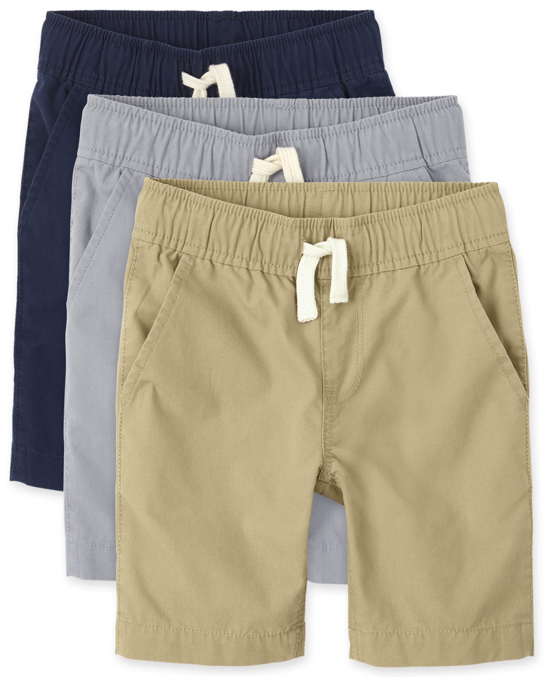 The Children's Place Boys' Pull on Jogger Shorts 3-Pack
