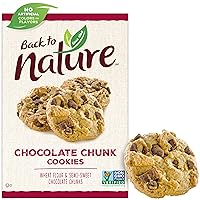 Chocolate Chunk Cookies - Dairy Free, Non-GMO, Made with Wheat Flour, Delicious & Quality Snacks, 9.5 Ounce