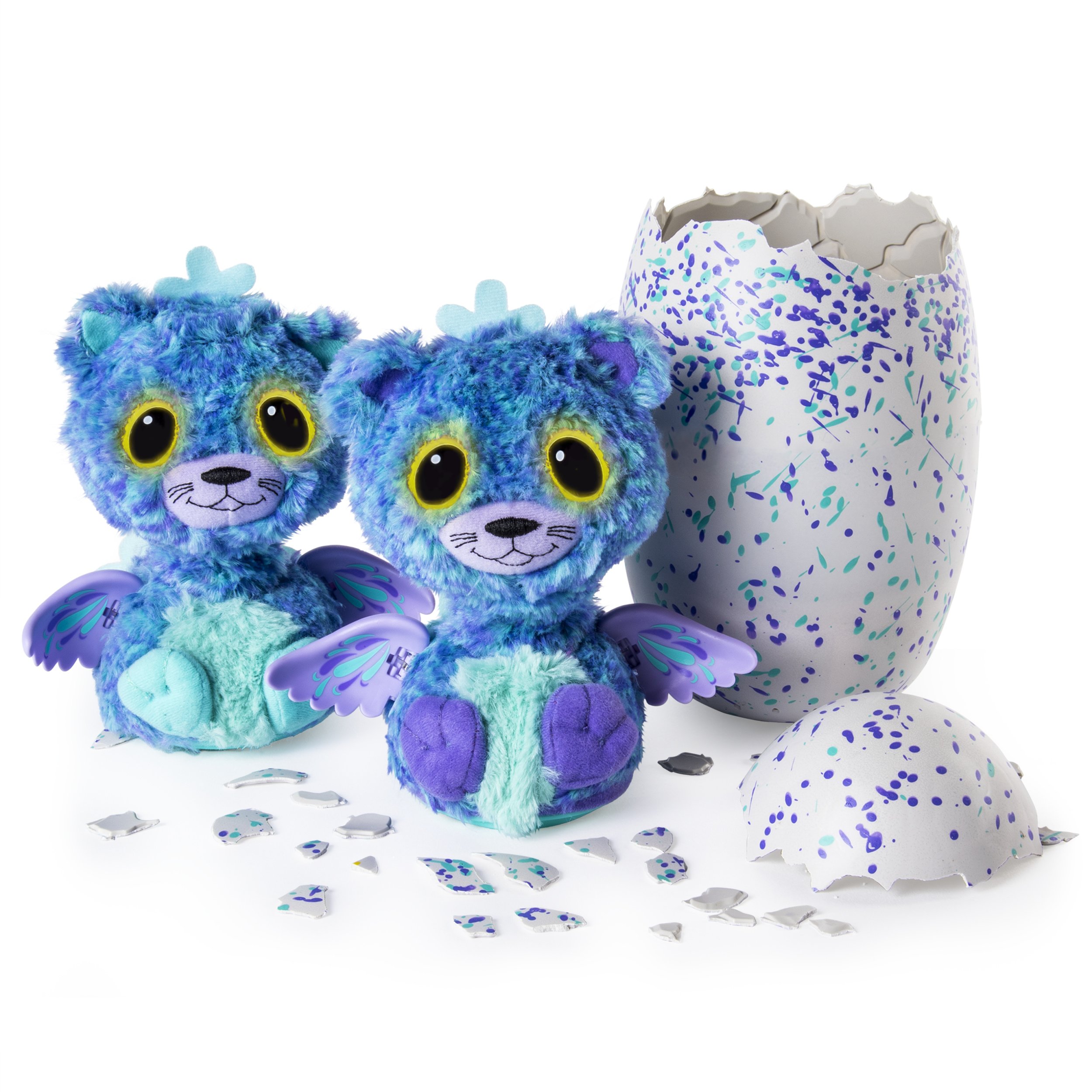 Hatchimals Surprise - Peacat - Hatching Egg with Surprise Twin Interactive Creatures by Spin Master, Ages 5 & Up