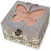41102 Simple Spirits-Patterned Butterfly Someone Special Jewelry Box