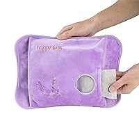 Rechargeable Heating Pad, Electric Hand Warmer for Arthritis, Electric Water Bag, Auto-Shut Off- Lavender 3 lbs