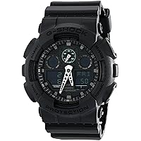 Casio G-Shock Military Black GA100MB-1A 3-Eye Ana-Digi Wrist