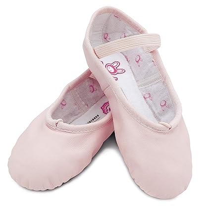 Bloch Girl's Dance Bunnyhop Full Sole Leather Ballet Slipper/Shoe