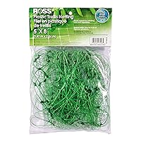 Ross Trellis Netting (Support for Climbing, Fruits, Vegetables and Flowers) Green Garden Netting, 5 feet x 8 feet