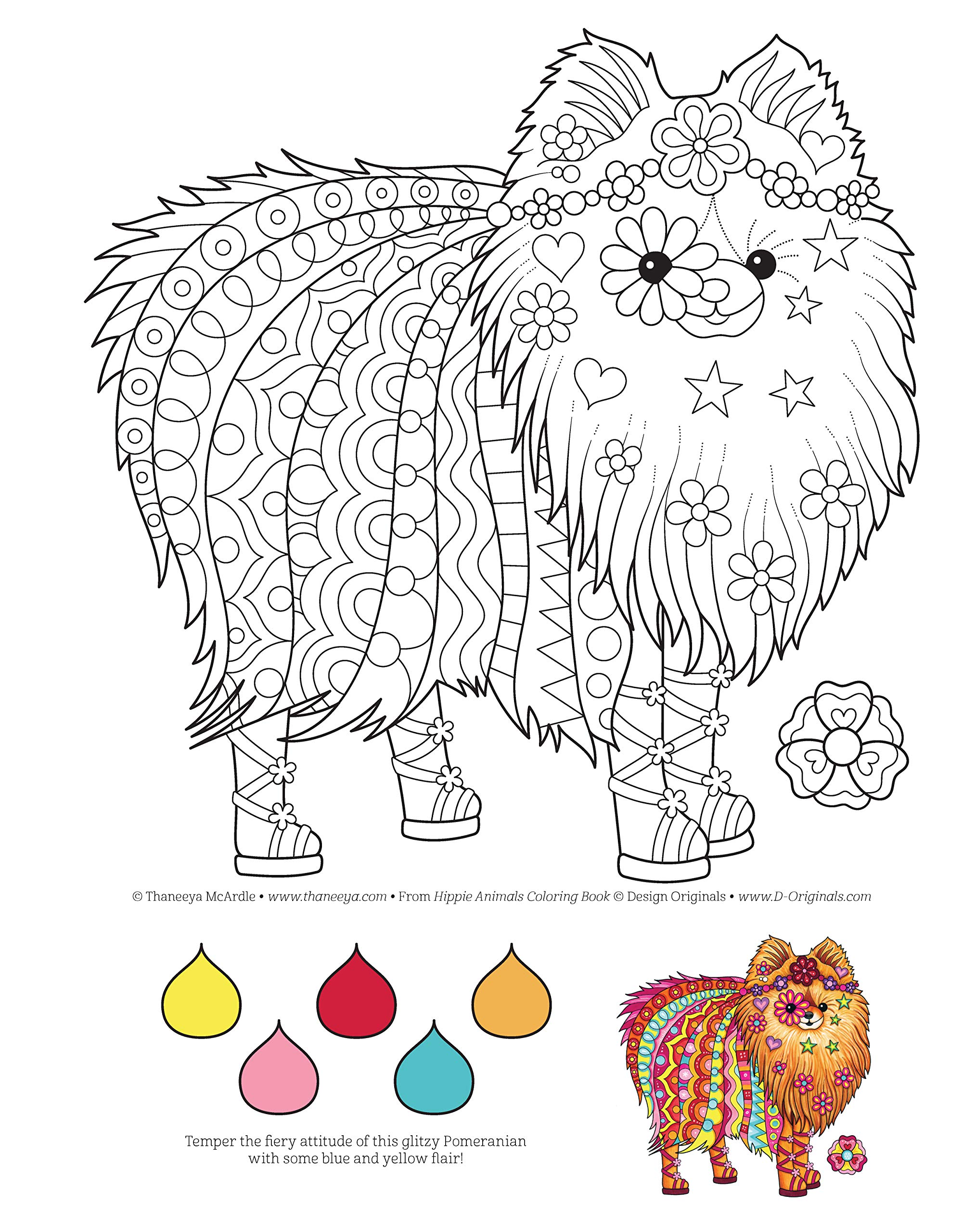 Mua Hippie Animals Coloring Book (Coloring is Fun) (Design Originals) 32  Groovy, Totally Chill Animal Designs from Thaneeya McArdle, on  High-Quality, Extra-Thick Perforated Pages Resist Bleed-Through trên Amazon  Mỹ chính hãng 2023 |