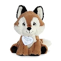 Aurora® Inspirational Precious Moments™ Smarty Fox Stuffed Animal - Cherished Memories - Enduring Comfort - Brown 8.5 Inches