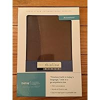 TNIV Thinline Bible: Burgundy/Pecan European Leather (Today's New International Version) TNIV Thinline Bible: Burgundy/Pecan European Leather (Today's New International Version) Leather Bound