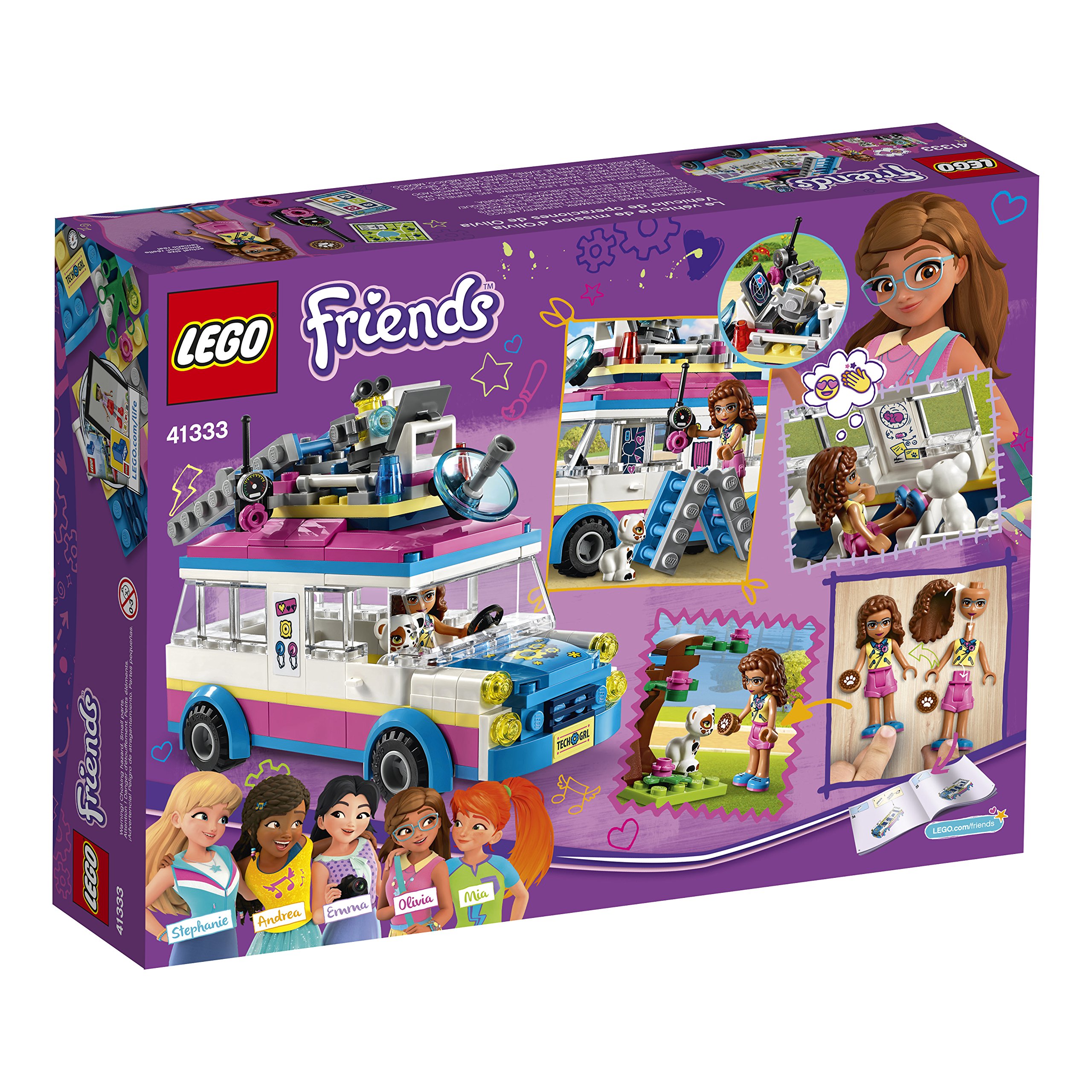 LEGO Friends Olivia’s Mission Vehicle 41333 Building Set (223 Pieces) (Discontinued by Manufacturer)