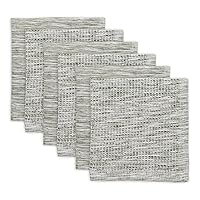 DII Recycled Cotton Kitchen Collection Absorbent Tonal Waffle, Sage, Dishcloth Set, 12x12, 6 Piece