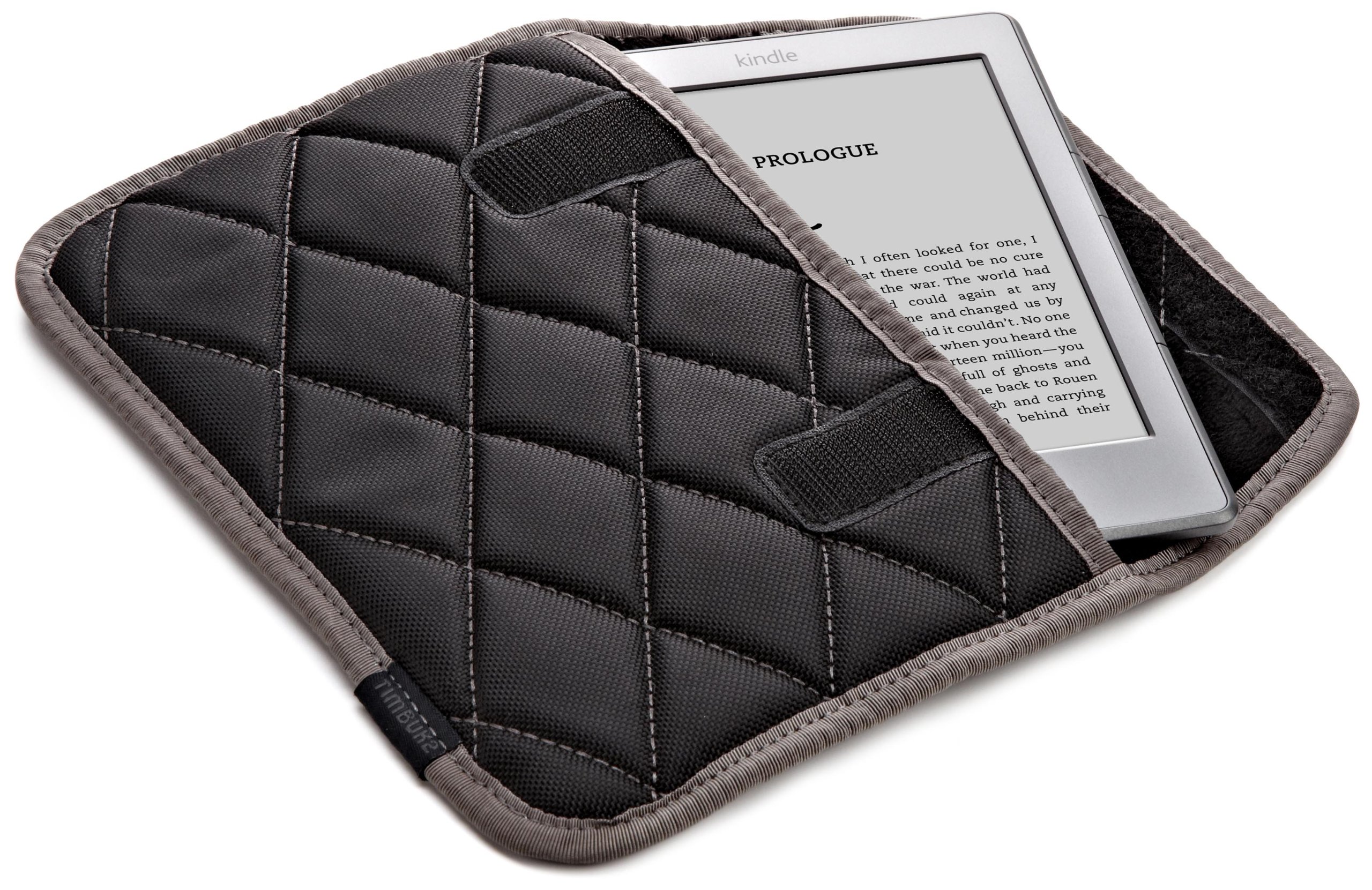 Timbuk2 Kindle Plush Sleeve with Memory Foam for impact absorption, Black/Grey (fits Kindle Paperwhite, Kindle, and Kindle Touch)