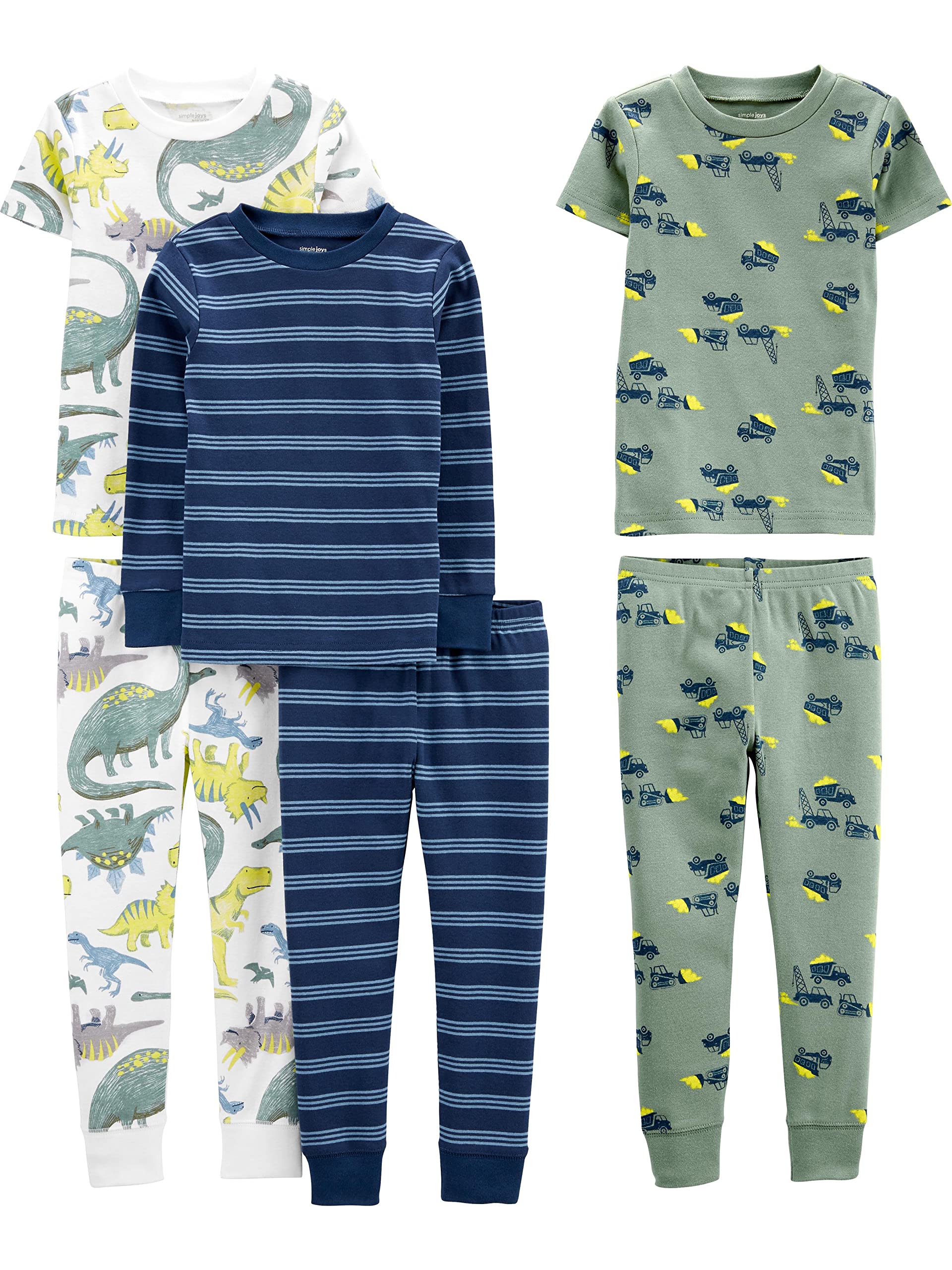 Simple Joys by Carter's Boys' Snug-fit Cotton Pajama Set