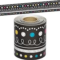 Teacher Created Resources Straight Rolled Trim Border/Trimmer Set, Multicolor, 8947