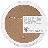 Maybelline Super Stay Full Coverage Powder Foundation Makeup, Up to 16 Hour Wear, Soft, Creamy Matte Foundation, Truffle, 1 Count