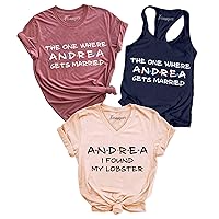 TEEAMORE Friends Bachelorette Party Shirts I Found My Lobster Tees Bridal Shower Outfits
