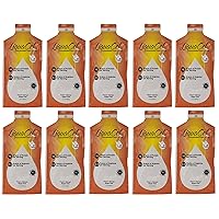 LiquaCel Liquid Protein 16g Peach Mango Collagen Whey Arginine per 1oz Serving 10 Packets