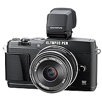 OM SYSTEM OLYMPUS E-P5 16.1 MP Mirrorless Digital Camera with 3-Inch LCD and 17mm f/1.8 Lens (Black)