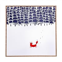 Deny Designs Robert Farkas, Alone in The Forest, Framed Wall Art, Small, 12