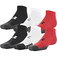 Under Armour Adult Performance Tech Low Cut Socks (3 and 6 Pack)