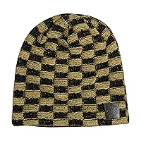 JINX World of Warcraft Alliance Two-Tone Slouchy Knit Beanie, Black/Gold, One Size