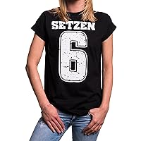 Oversized Shirt - Football Top with Number 6