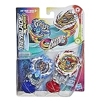 Beyblade Burst Rise Hypersphere Dual Pack Erase Devolos D5 and Left Astro A5-2 Left-Spin Battling Top Toys, Ages 8 and Up