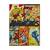 Marvel Avengers Canvas Wall Art and Décor with 3D Tufting, 11