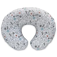 Boppy Nursing Pillow Original Support, Doodles, Ergonomic Nursing Essentials for Bottle and Breastfeeding, Firm Fiber Fill, with Removable Nursing Pillow Cover, Machine Washable