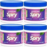 Spry Xylitol Berry Blast Mints Sugar Free Candy - Breath Mints That Promote Oral Health, Dry Mouth Mints That Increase Saliva Production, Stop Bad Breath, 240 Count (Pack of 4)