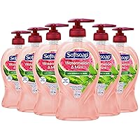 Softsoap Moisturizing Liquid Hand Soap Pump, Watermelon & Mint, 11.25 Ounce, (Pack of 6)