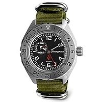 Vostok | Komandirskie 650539 GMT Automatic Mechanical Self-Winding Diver Wrist Watch