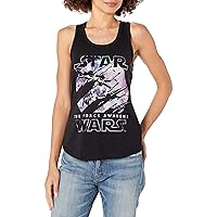 STAR WARS Women's Episode VII Galactic Poster Ideal Racerback Graphic Tank Top