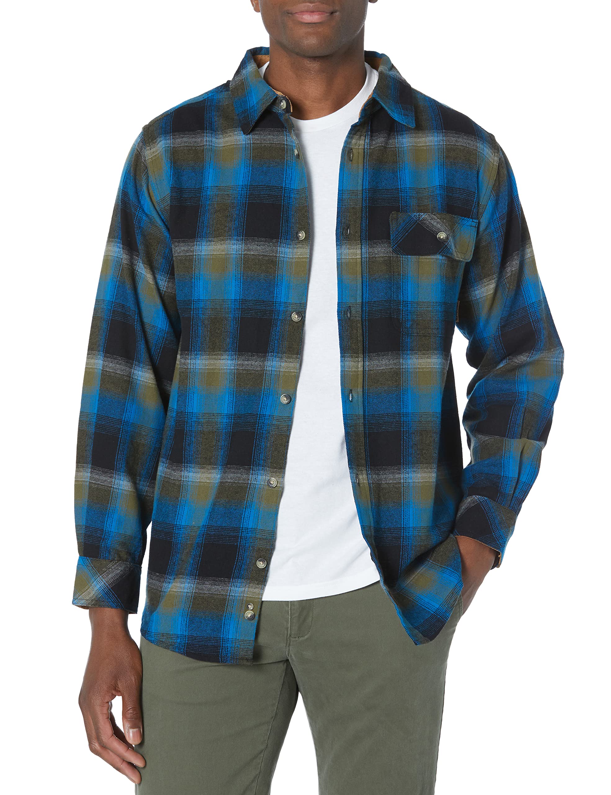 Legendary Whitetails Men's Buck Camp Flannel Plaid Shirt