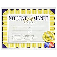 HAYES SCHOOL PUBLISHING VA528 Student of The Month Certificate, 8-1/2