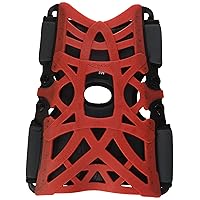 DonJoy Reaction Web Knee Support Brace with Compression Undersleeve: Red, Medium/Large