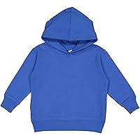 RABBIT SKINS Toddler Fleece Long Sleeve Hooded Pullover Sweatshirt with Side Seam Pockets
