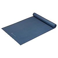 Gaiam Yoga Mat - Premium 5mm Solid Thick Non Slip Exercise & Fitness Mat for All Types of Yoga, Pilates & Floor Workouts (68
