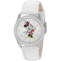 Disney Adult Round Glitz Analog Quartz Watch