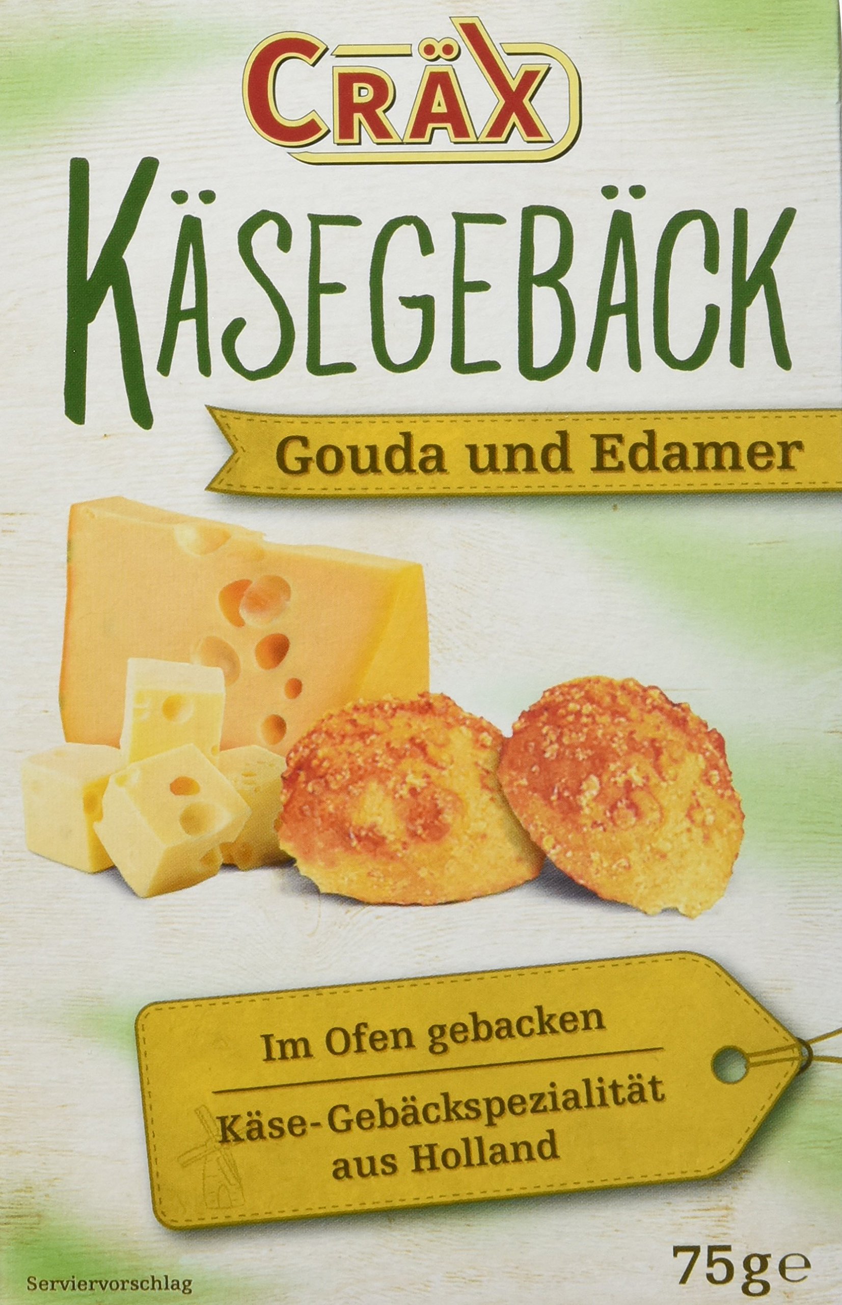 Mua Cräx Käsegebäck mit echtem Gouda und Edamer 75 g (1 x 75 g) trên ...