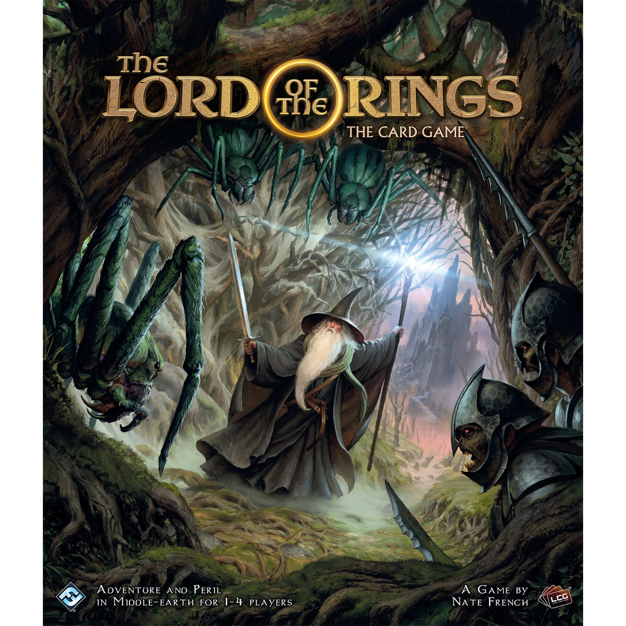 The Lord of the Rings: The Card Game Revised Core Set | Adventure/Cooperative Game for Adults and Teens | Ages 14+ | 1-4 Players | Average Playtime 30-120 Minutes | Made by Fantasy Flight Games