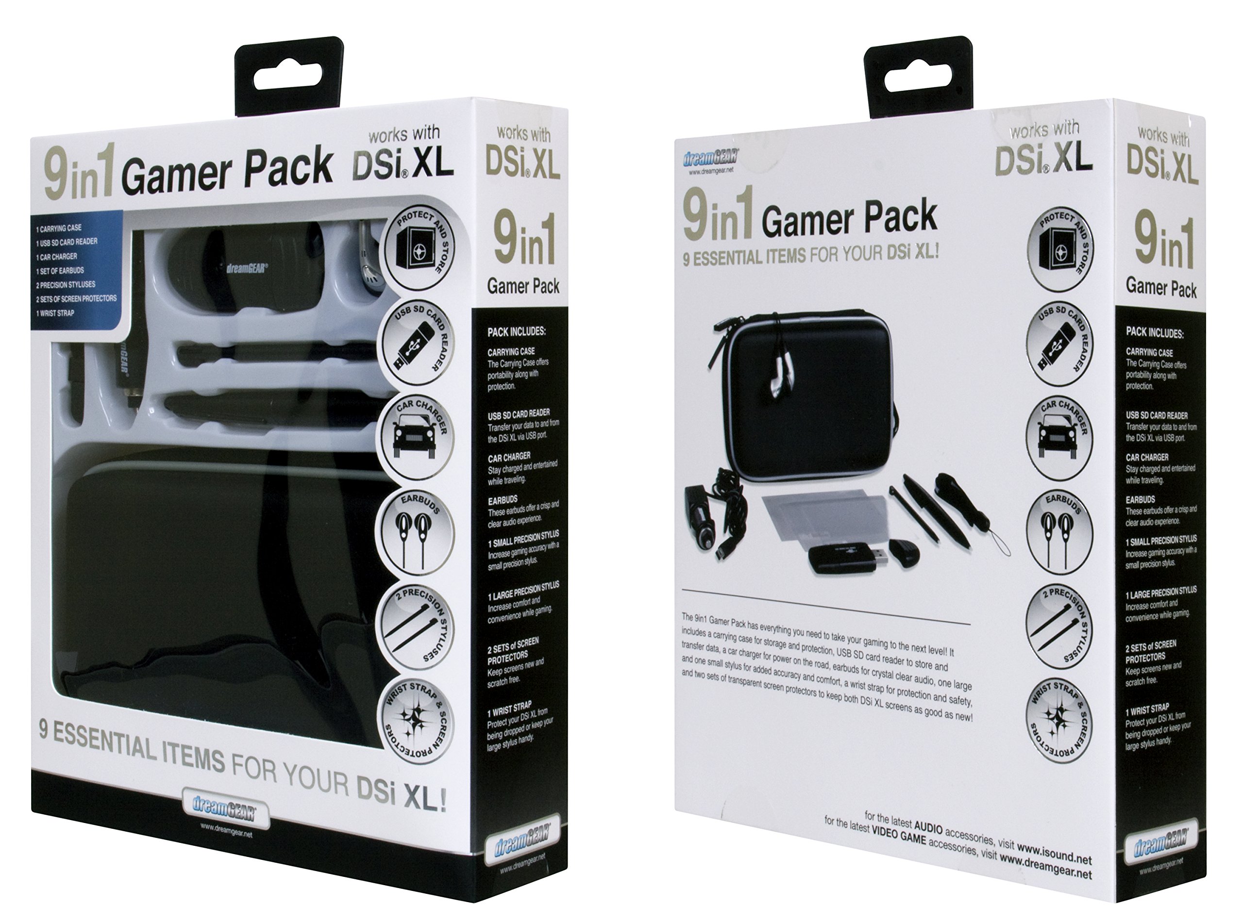 dreamGEAR Nintendo DSi XL 9-in-1 Gamer Pack (black)