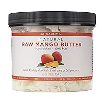 SUNAROMA Body Butters for Skin and Hair (Mango Butter)