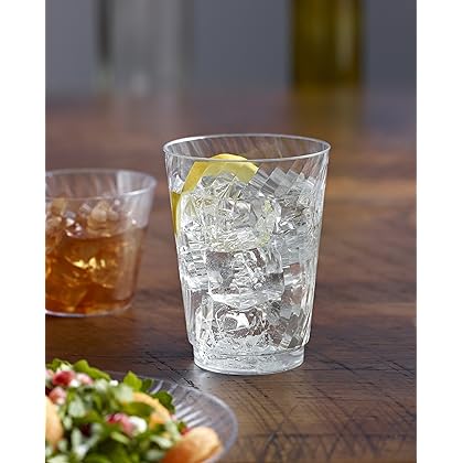 Chinet Cut Crystal Tumblers, 14 Ounce, 18 Count