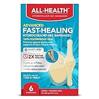 Advanced Fast Healing Hydrocolloid Gel Bandages, Regular 20 ct & Assorted Sizes 6 ct | 2X Faster Healing for First Aid Blisters or Wound Care