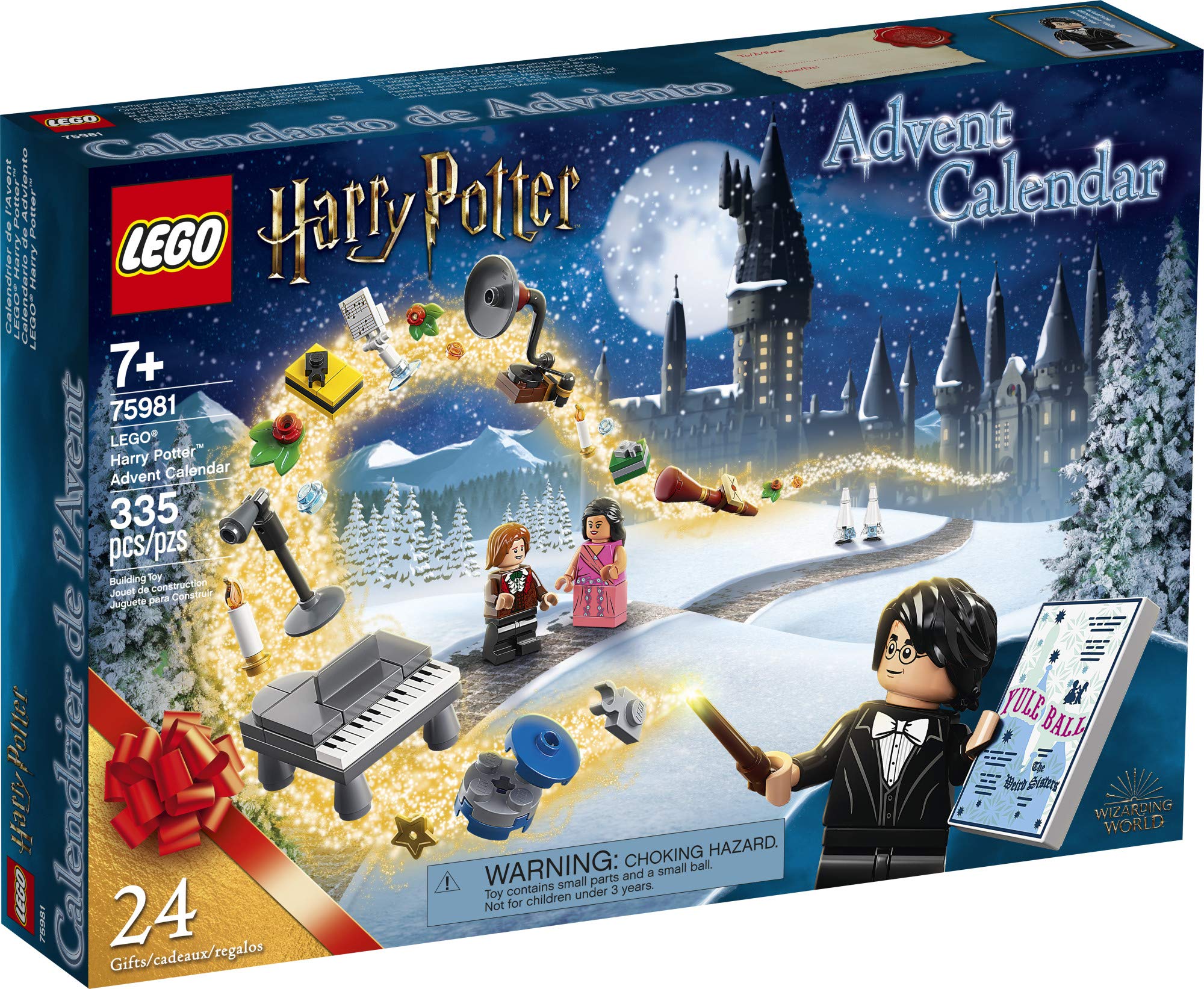 LEGO Harry Potter 2020 Advent Calendar 75981, Collectible Toys from The Hogwarts Yule Ball, Harry Potter and The Goblet of Fire and More, Great Christmas or Birthday Calendar Gift (335 Pieces)