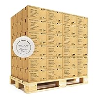Terra Pure White Tea and coconut Cleansing Bar Soap, Travel Size Hotel Amenities - Bulk Set for Airbnb Essentials | 0.6 oz Bar Soap | full Pallet 96 cases with 300 units each - 28,800 pieces