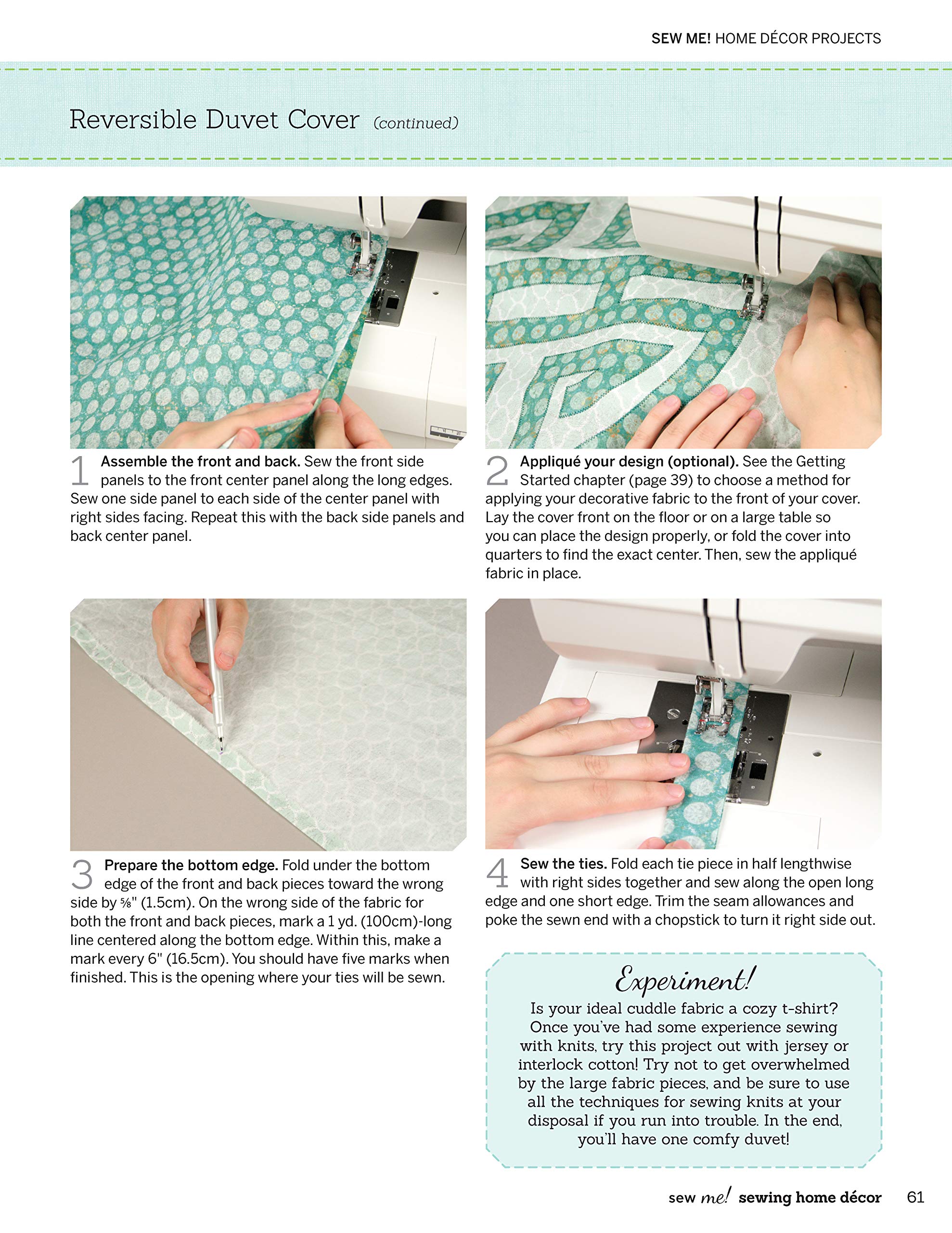 Sew Me! Sewing Home Decor: Easy-to-Make Curtains, Pillows, Organizers, and Other Accessories (Design Originals)